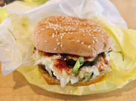 David's Brawny Burger inside