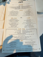 Enzo Steakhouse menu