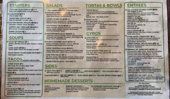 Cafe Verde menu