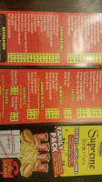 Supreme Burger Grill menu