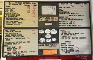 Route 16 Dairy menu