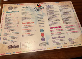 Paradiso 37 menu