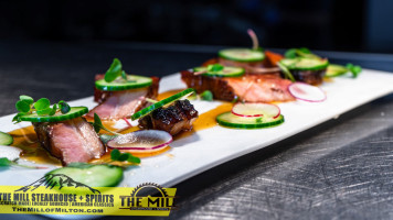 The Mill Steakhouse Spirits food