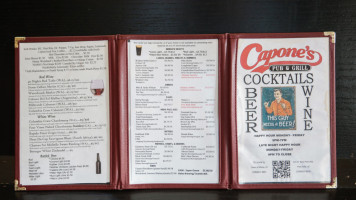 Capone’s Pub Grill Hayden menu