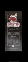 Vaughn’s Pit Stop Bbq menu