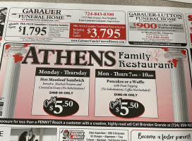 Athens Family Restaurant food