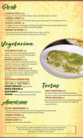 El Salto Mexican menu