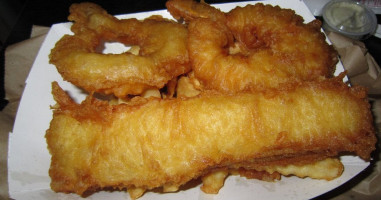 New England Fish Chips Chinese Food food