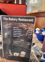 The Bakery Restaurant menu