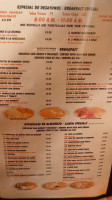 Casa Jimenez menu