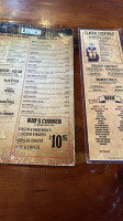 Dashers Corner Pub menu