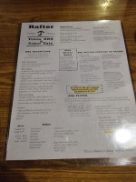 Rafter J Bbq And Cajun Eats menu