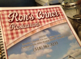 Ron's Corner food