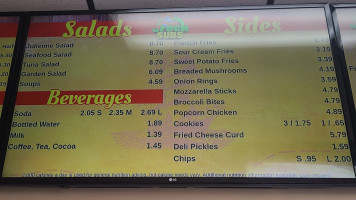 Jreck Subs menu