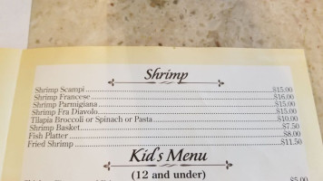 A&a Pizza And Italian Food menu