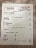 Nancy's Silver Cafe menu