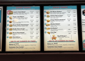 Burger Express menu