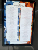 Coasterra menu