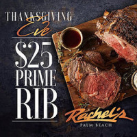 Rachel's Steakhouse Palm Beach food