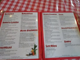 Manny's Mexican Food menu