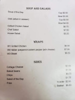 Triple J Cafe menu