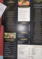 Vongs Thai Cuisine menu