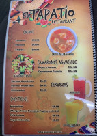 El Tapatio Grill menu