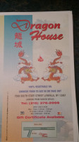 Dragon House menu