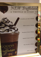 Godiva Chocolatier menu