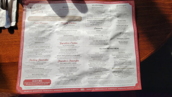 The Old Spaghetti Factory menu