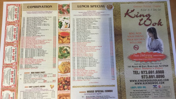 King Wok menu