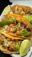 Los Pinos Taco Shop food