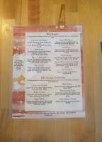 Bg's Cafe menu