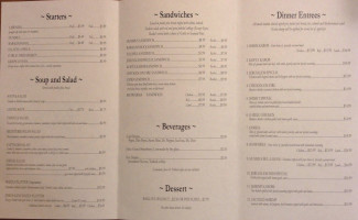 Jerusalem Cafe menu