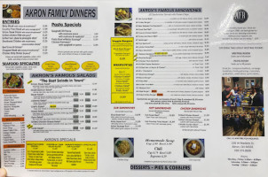 Akron Family Restaurant menu