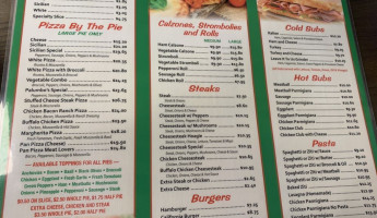 Palumbo’s Pizza menu