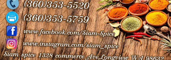 Siam Spice food