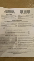 Auntie Pasta's menu