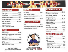 Daly's Flame Broiled Burgers inside