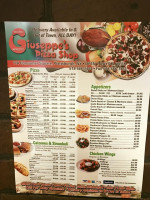 Giuseppe's Pizza Shop menu