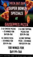 Giuseppe's Pizza Shop inside