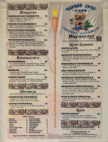 Harbor Cove Cafe menu