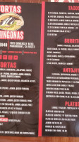 Tortas Chingonas menu