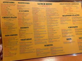 Mariachi's menu