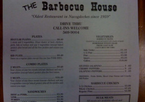 Barbecue House The menu