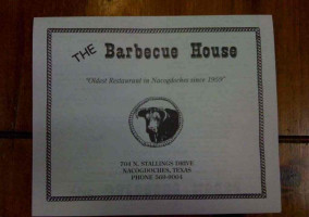 Barbecue House The menu