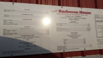 Barbecue House The menu