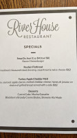 Riverhouse menu