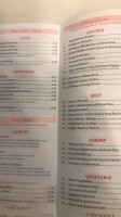 Thai Asian 119 menu