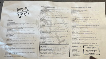 Public Legacy menu